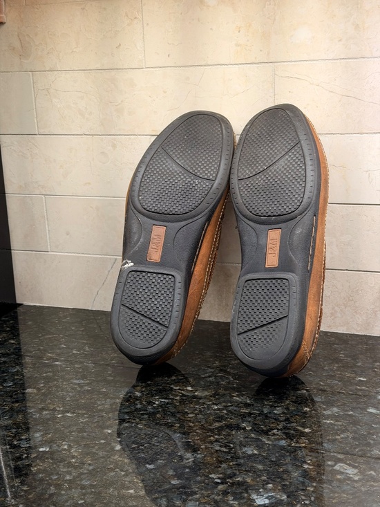 Johnston & Murphy Locklin Woven Venetian Leather Loafers - Tan display picture 3